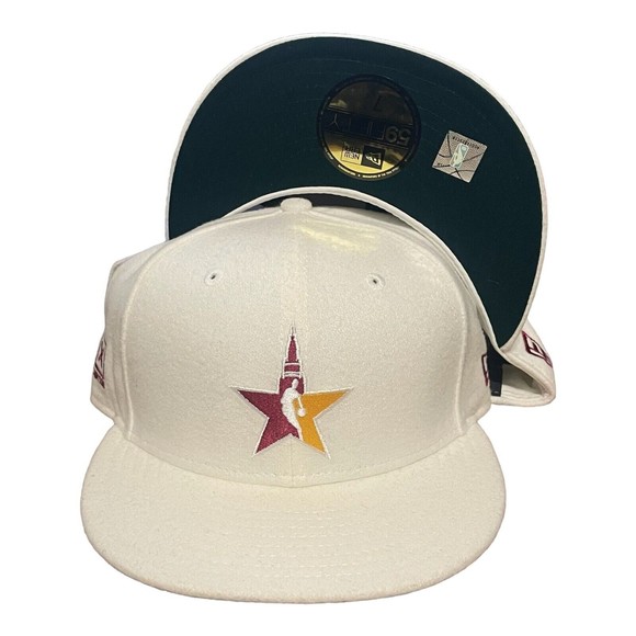 New Era Cleveland NBA All Star Game 59FIFTY Fitted Hat Cap Wool White - Picture 1 of 3
